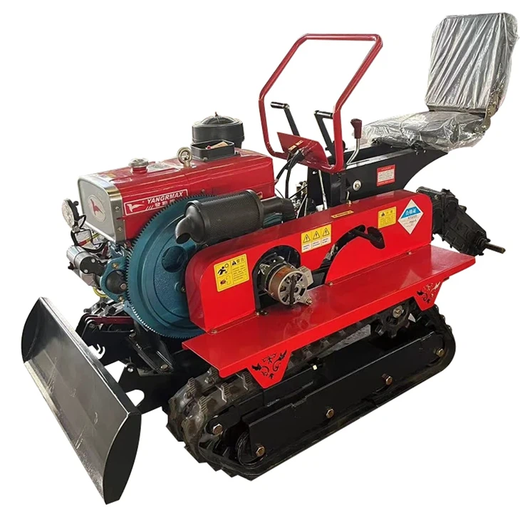 Agricultural Multifunctional Crawler Rotary Tiller